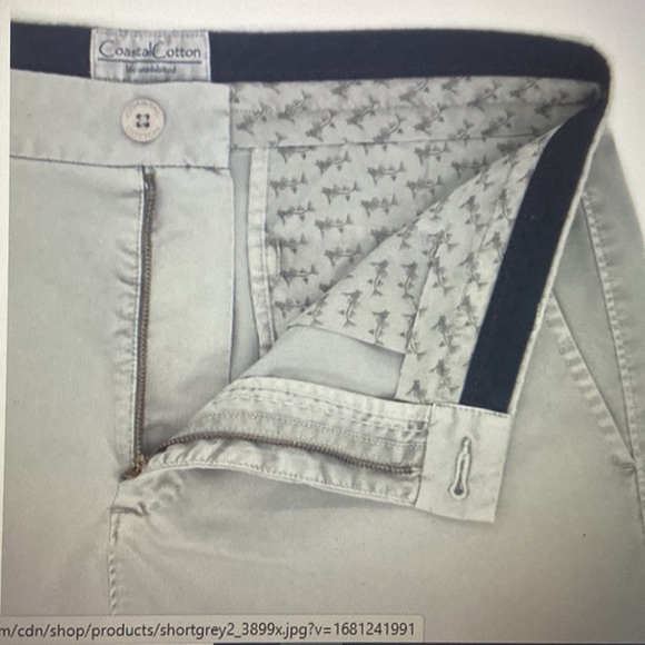 Coastal cotton men’s shorts- gray color - Picture 2 of 8